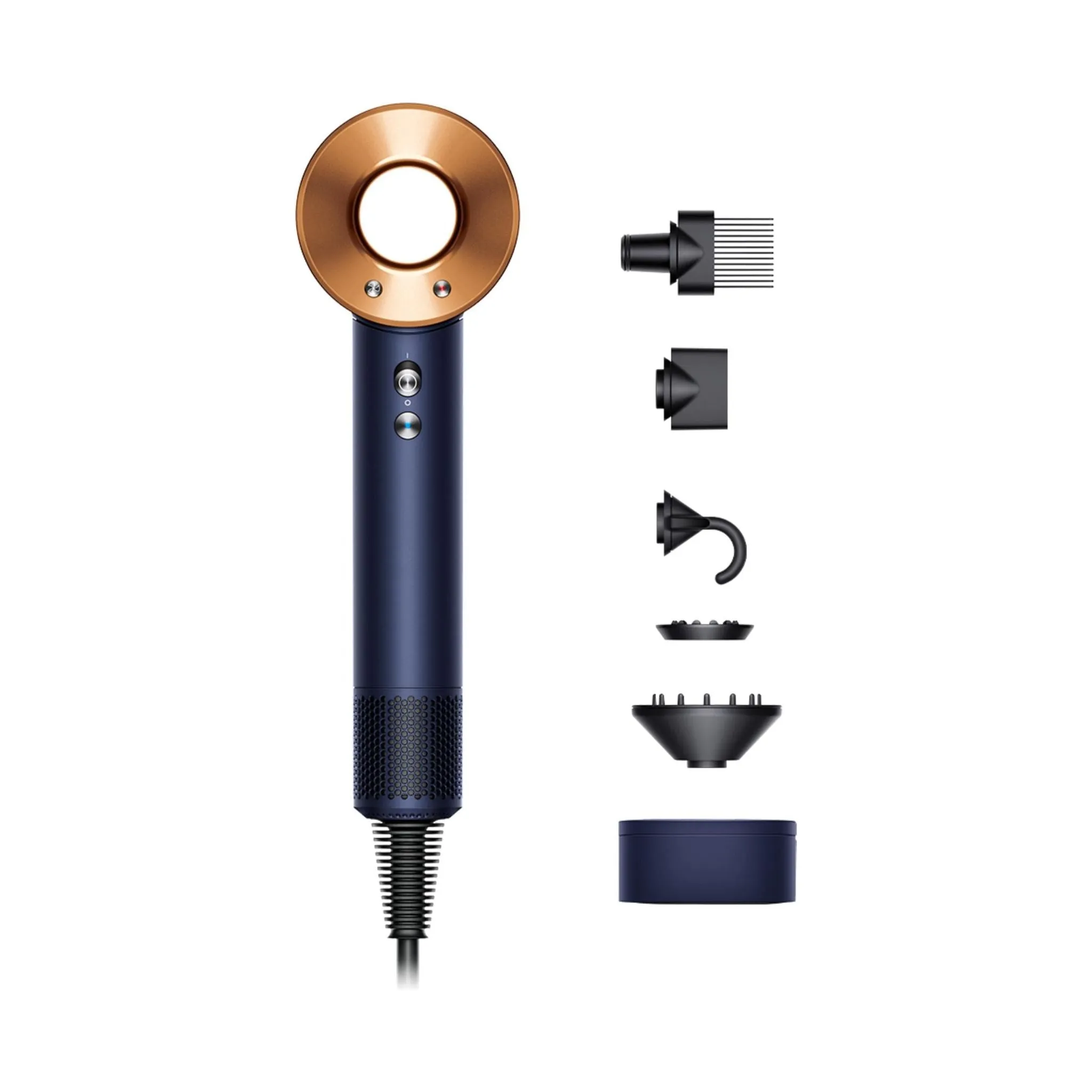 Dyson Supersonic hair dryer HD08 - Prussian blue and Rich copper