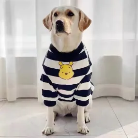 Elevate Your Big Dog's Style with Fashion Brand 100% Cotton Spring-Autumn Labrador & Golden Retriever Pet Sweaters: Trendy Anti-Hair Drop Hoodies for Stylish Pets!