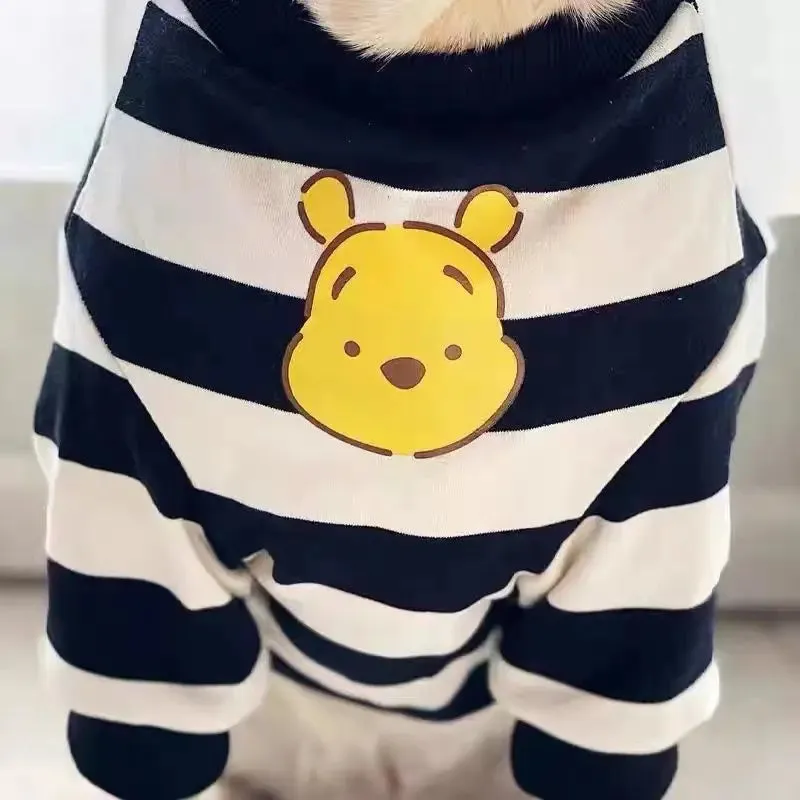 Elevate Your Big Dog's Style with Fashion Brand 100% Cotton Spring-Autumn Labrador & Golden Retriever Pet Sweaters: Trendy Anti-Hair Drop Hoodies for Stylish Pets!