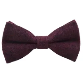 Emily Boys Burgundy Red Bow Tie