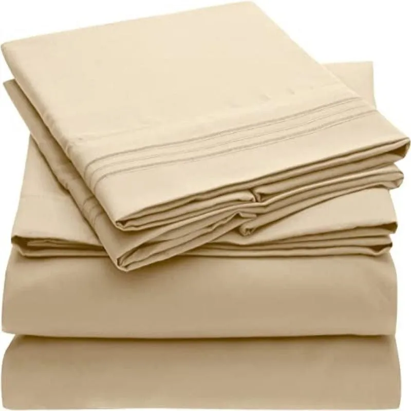 Extra Deep Pocket King Size Sheets - Bedding Sheets & Pillowcases - Hotel Luxury, Ultra Soft, Cooling Bed Sheets