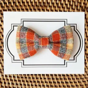 Fall Flannel Bow Tie for Dog and Cat Collar