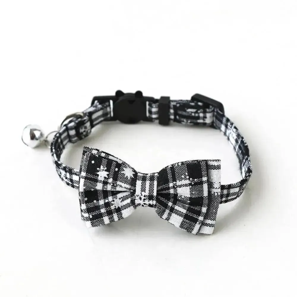 Festive Christmas Pet Collar Tie for Cats & Dogs