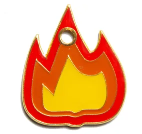 Flame Pet ID Tag