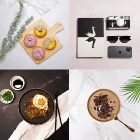 Flat Lay Lovers Dream 'Lost Your Marbles' Flat Lay Backdrop Set (56cm x 87cm) - Bundle