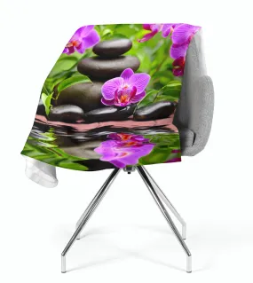 Fleece Blanket Orchids in the Garden