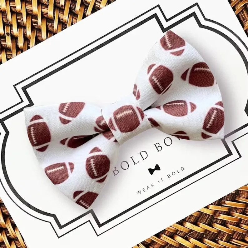 Football Bow Tie for Dog and Cat Collar