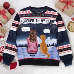 Forever In My Heart - Personalized Ugly Sweater