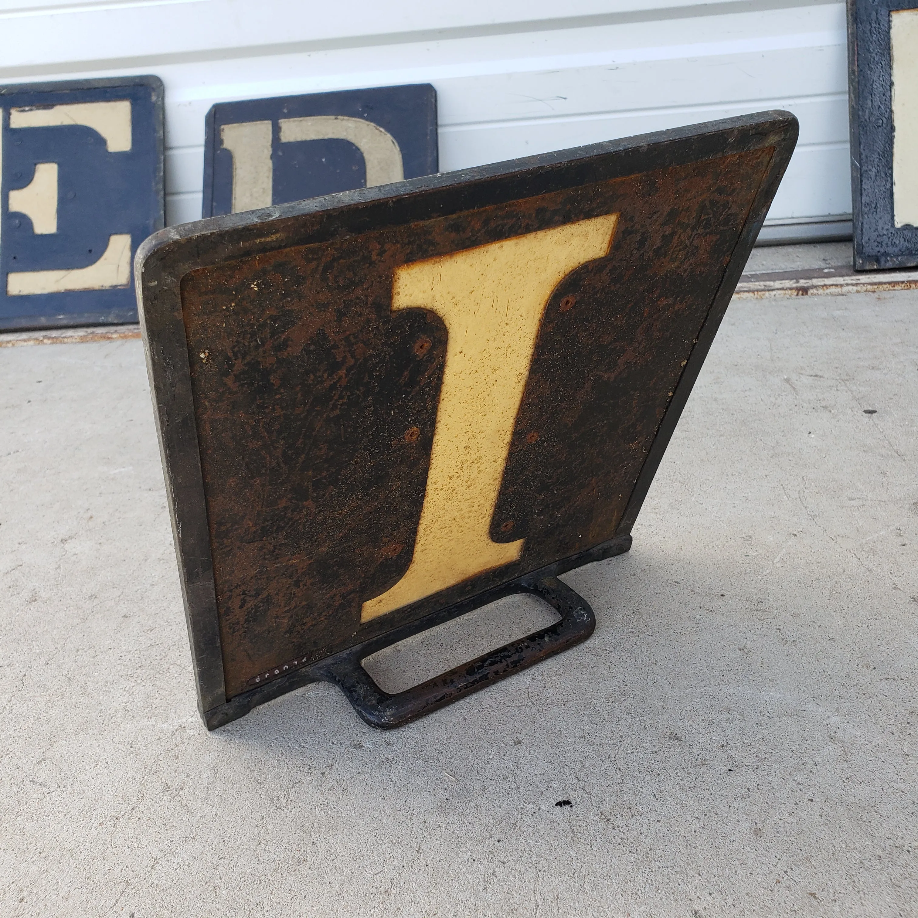 French Train Station Illuminated Letter Sign