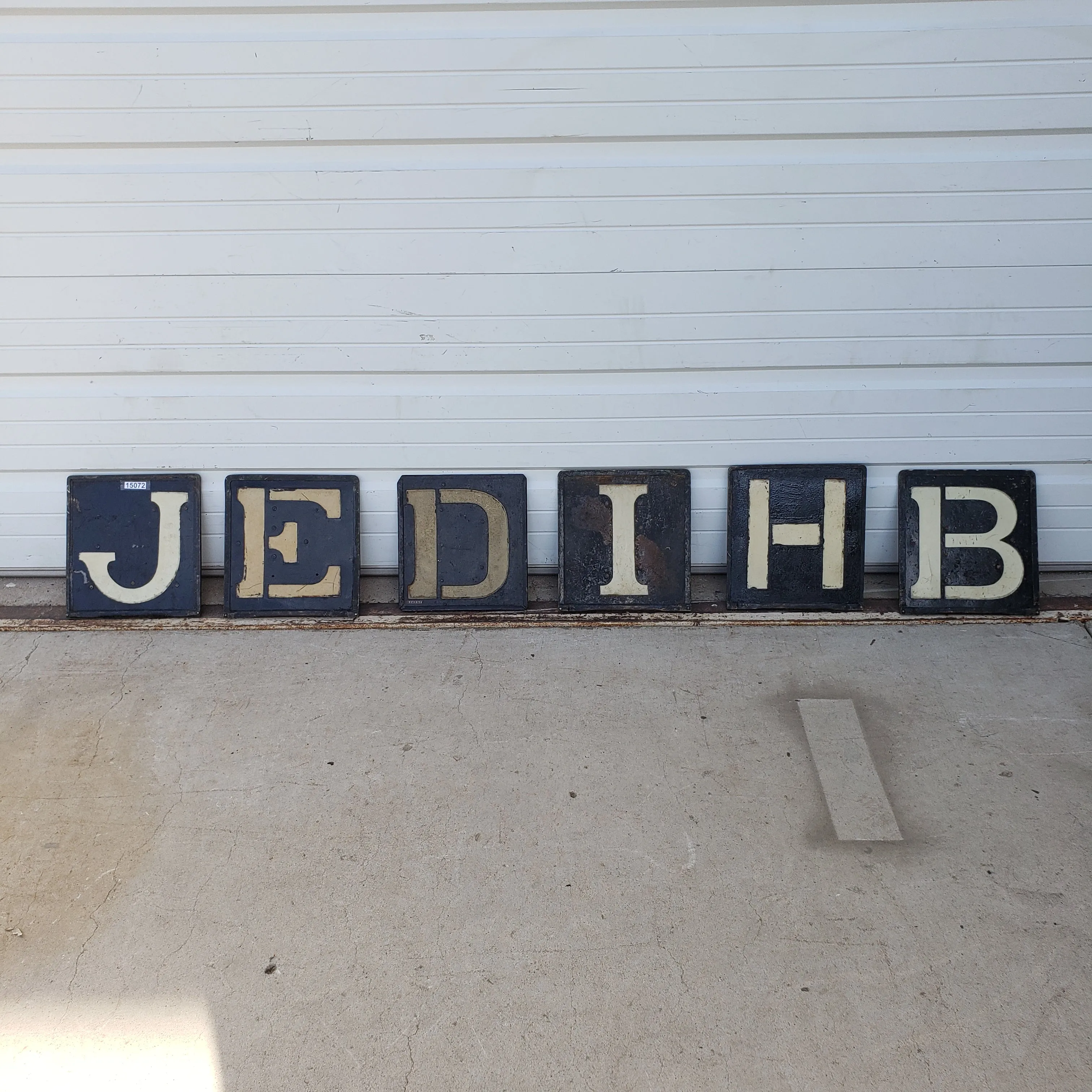 French Train Station Illuminated Letter Sign