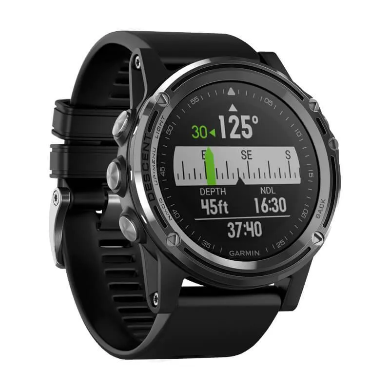 Garmin Descent Mk1 Titanium with Black Band