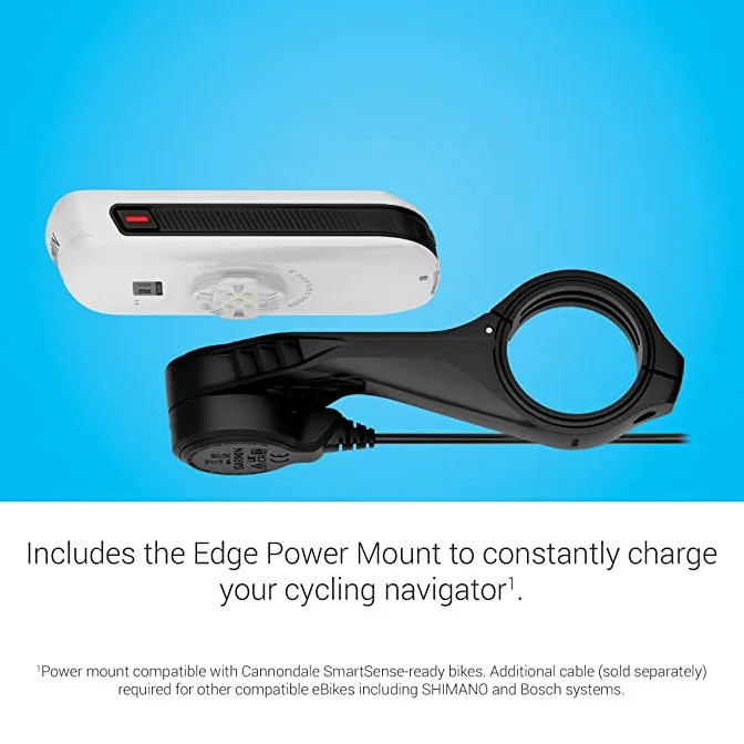 Garmin Edge Explore 2 Power Mount Bundle Includes Power Pin Connectors, 010-02703-01