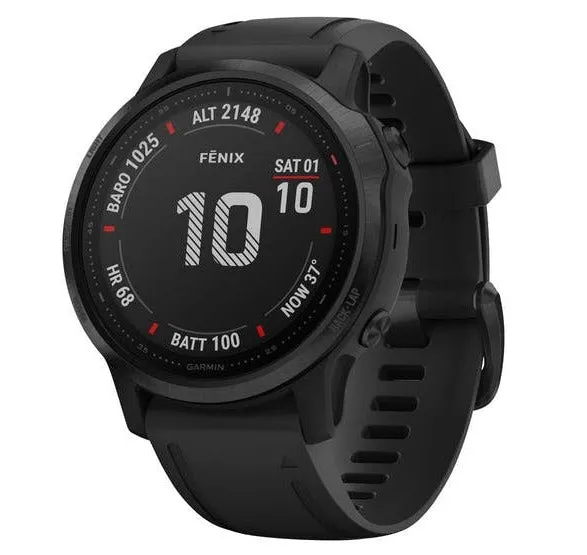 Garmin Fenix 6S Pro Black with Black Band