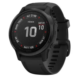 Garmin Fenix 6S Pro Black with Black Band