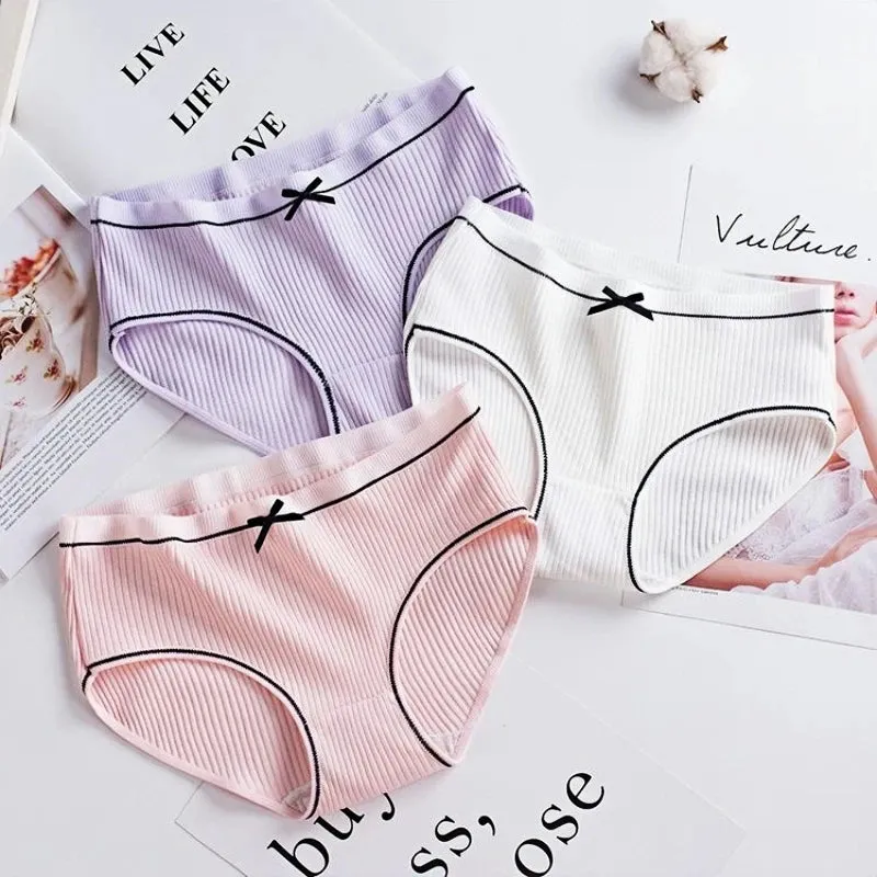 Girls Training Bras Panties Solid Kids Cotton Underwear Sets Teens