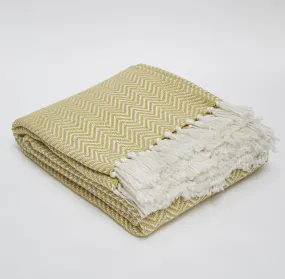Gooseberry Herringbone Blanket