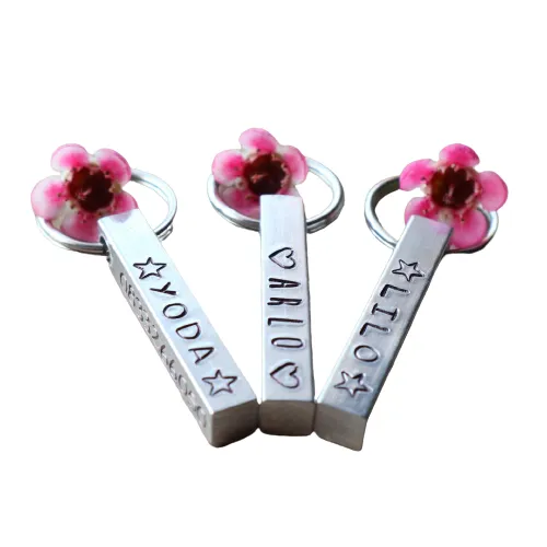 Hand Stamped Tags: Aluminium