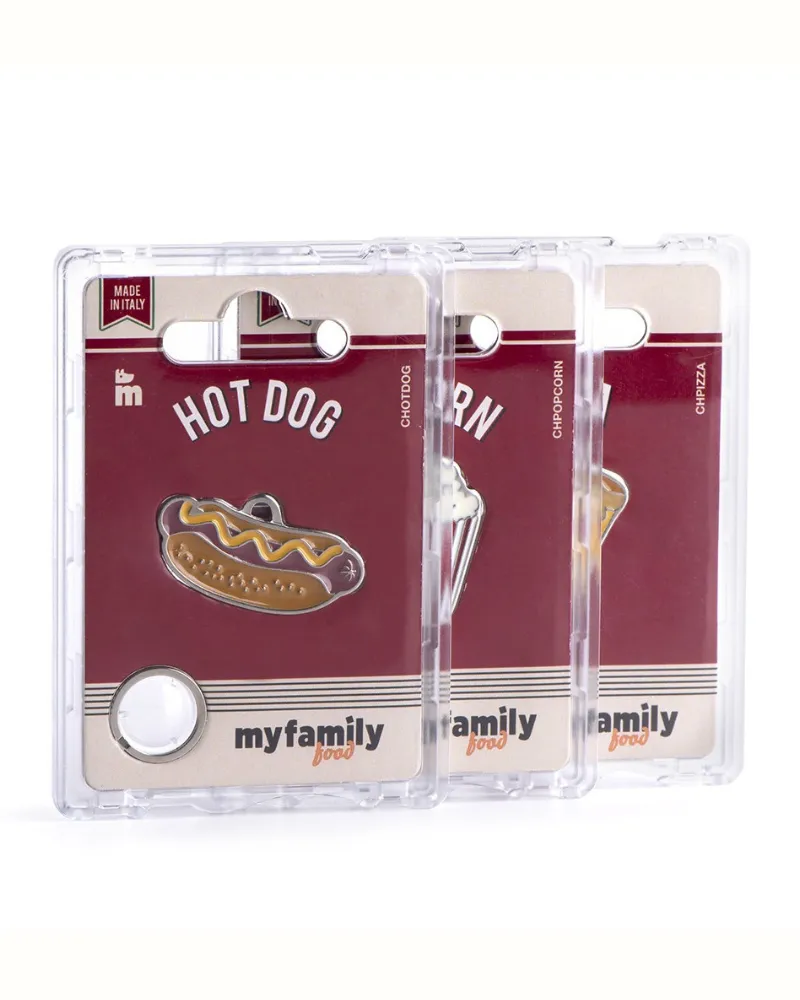 Hot Dog Custom Pet ID Tag