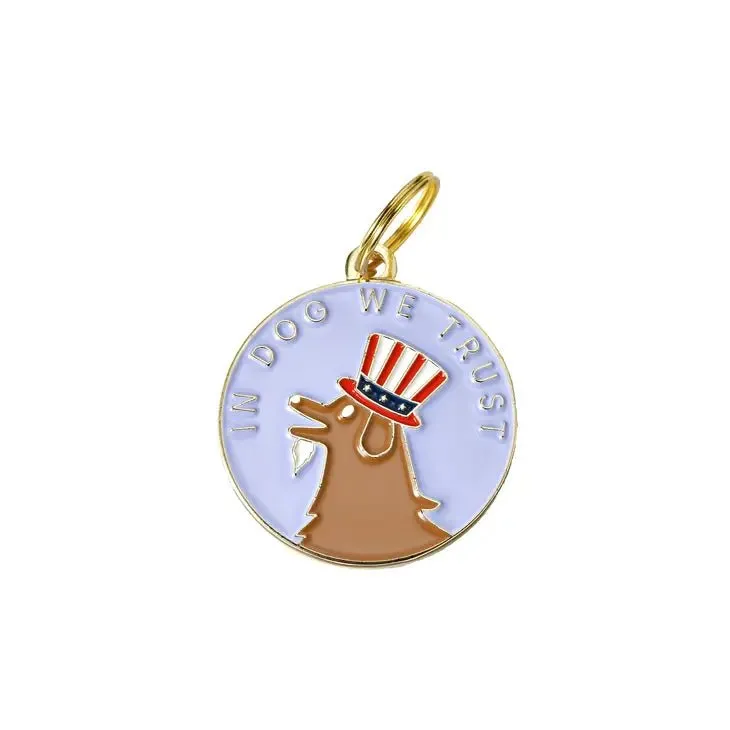 In Dog We Trust Pet ID Tag