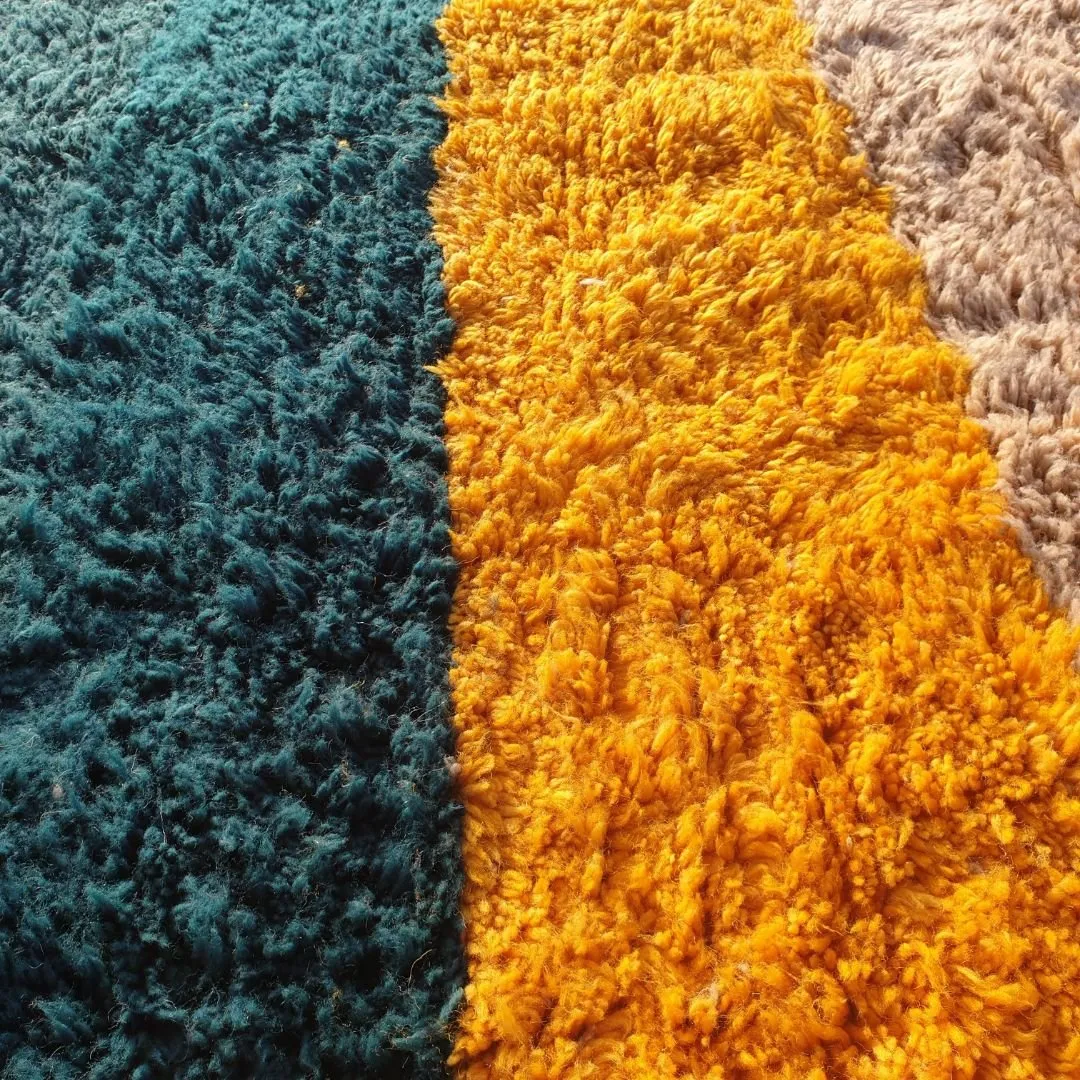 KIMMA | Luxurious Beni Mrirt Authentic Moroccan Rug 6x9 (Super Soft Super Thick) | 6'56x9'25 Ft | 200x282 cm