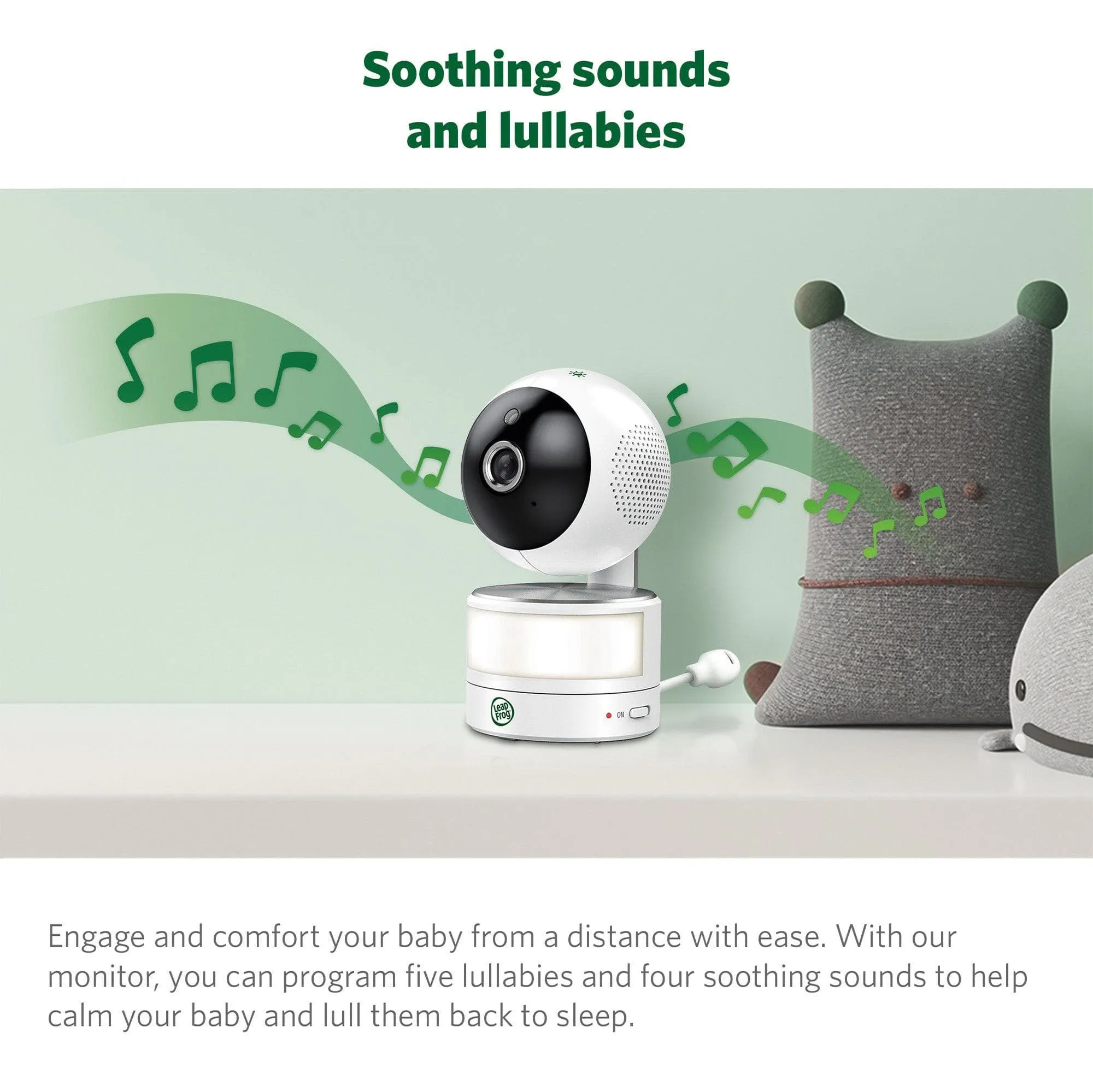 LeapFrog LF915HD 5" Video Baby Monitor with Colour Night Vision - White