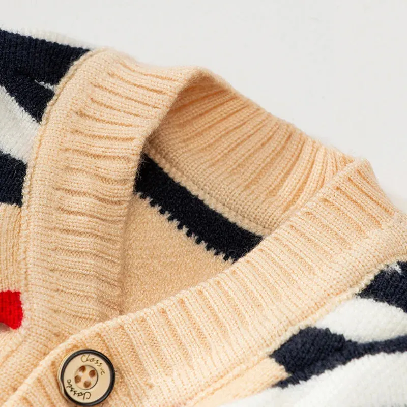 Luxury Cardigan Dog Sweaters Winter Warm Dog Clothes Chihuahua French Bulldog Clothing Pet Coat Jacket Pet Items Knitted Sweater