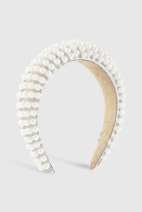 Luxury Full Pearls Seed Beads Headband