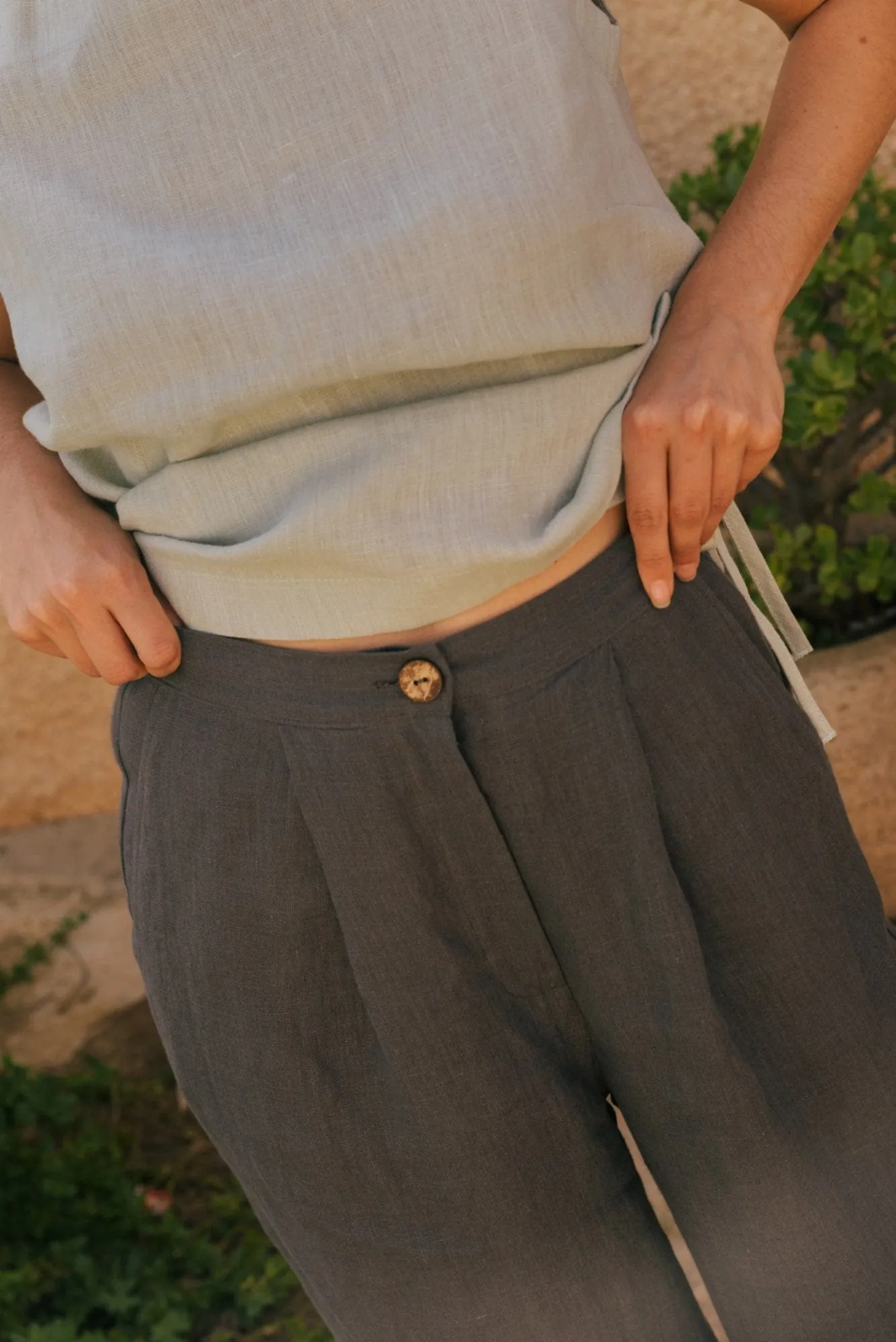 Lydia Linen Classic Trousers | Multiple Colours