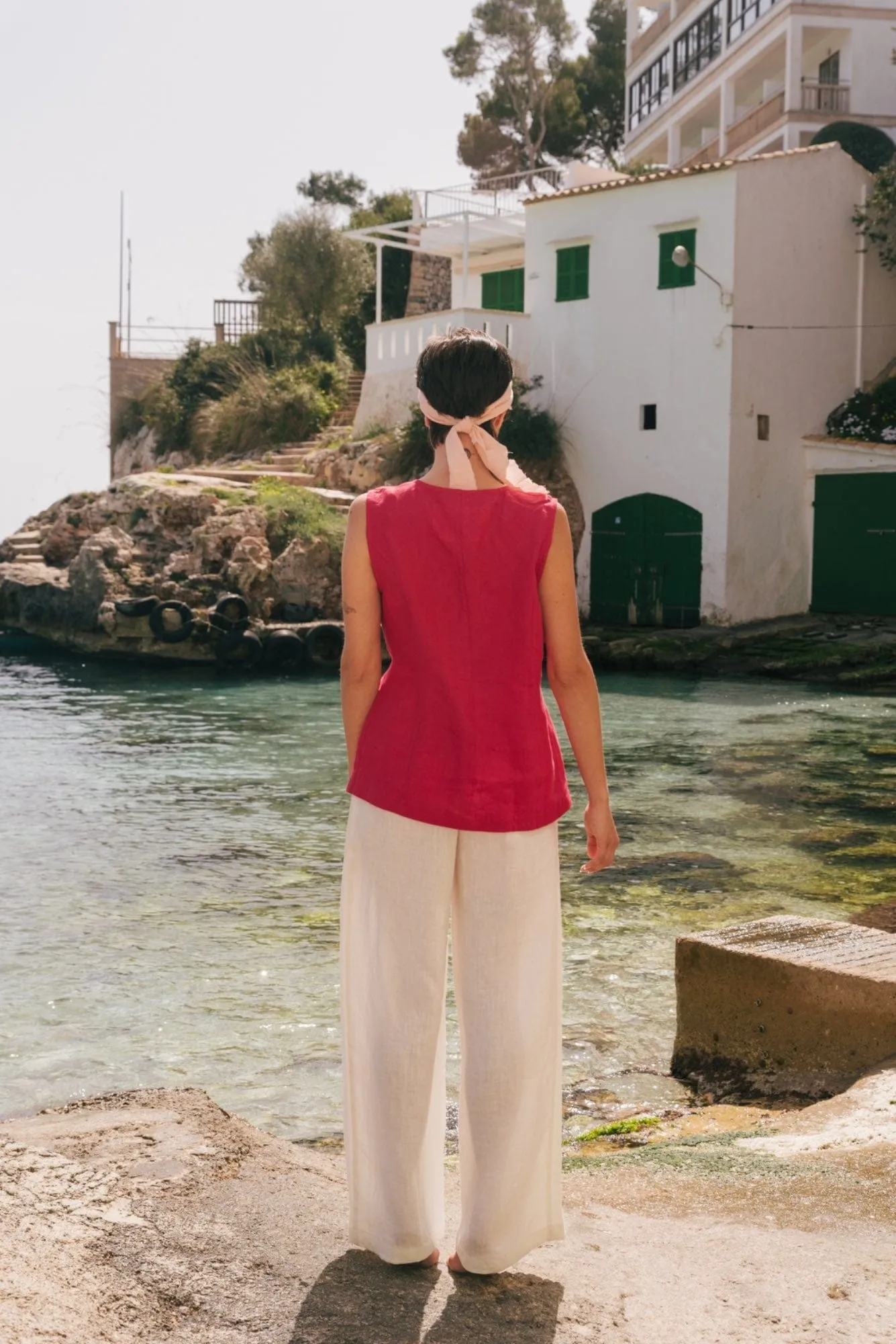 Lydia Linen Classic Trousers | Multiple Colours
