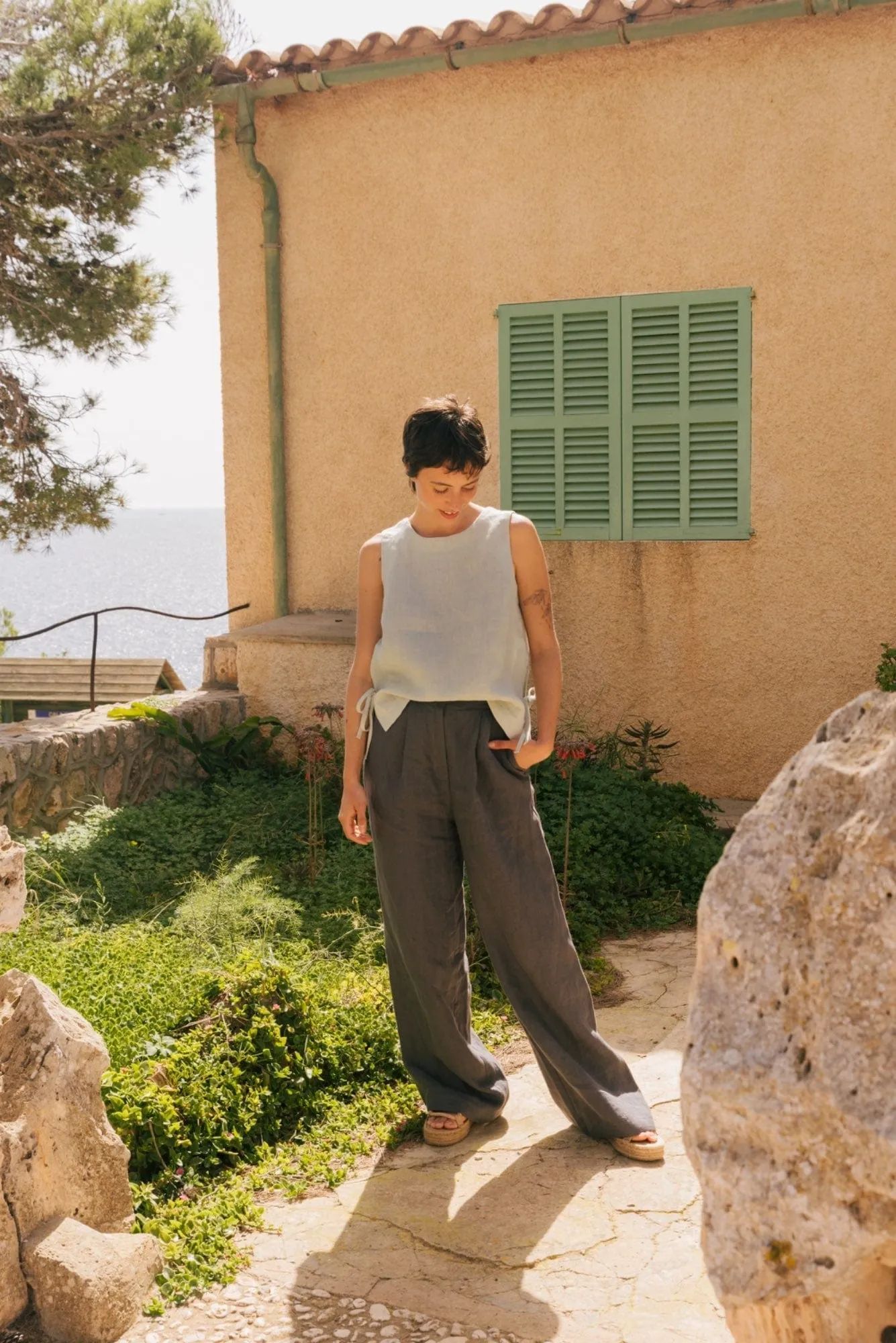 Lydia Linen Classic Trousers | Multiple Colours
