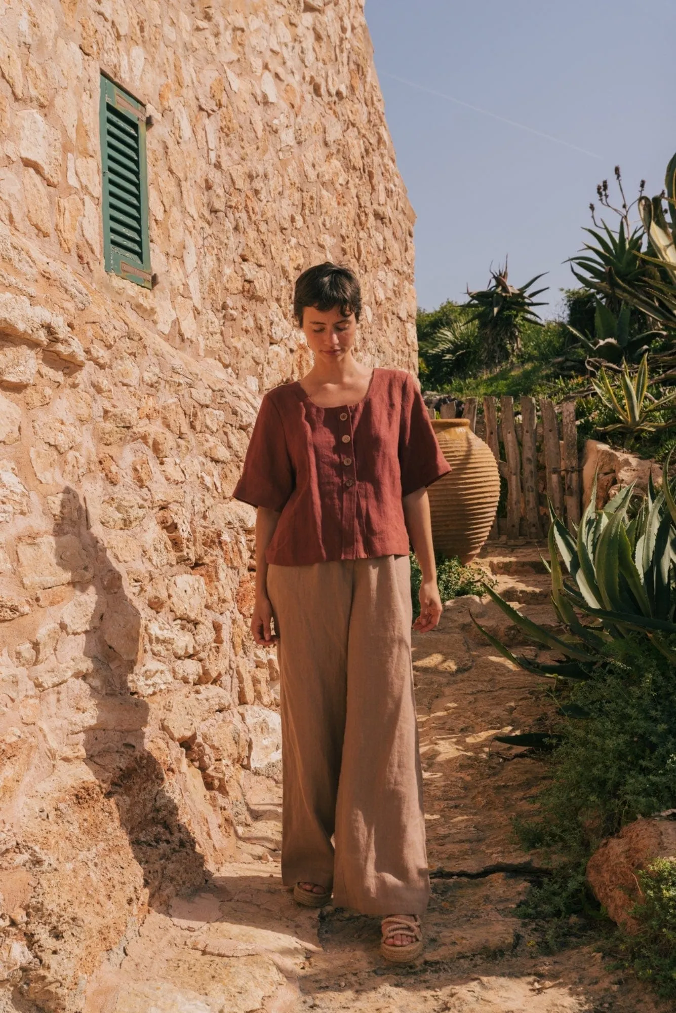 Lydia Linen Classic Trousers | Multiple Colours
