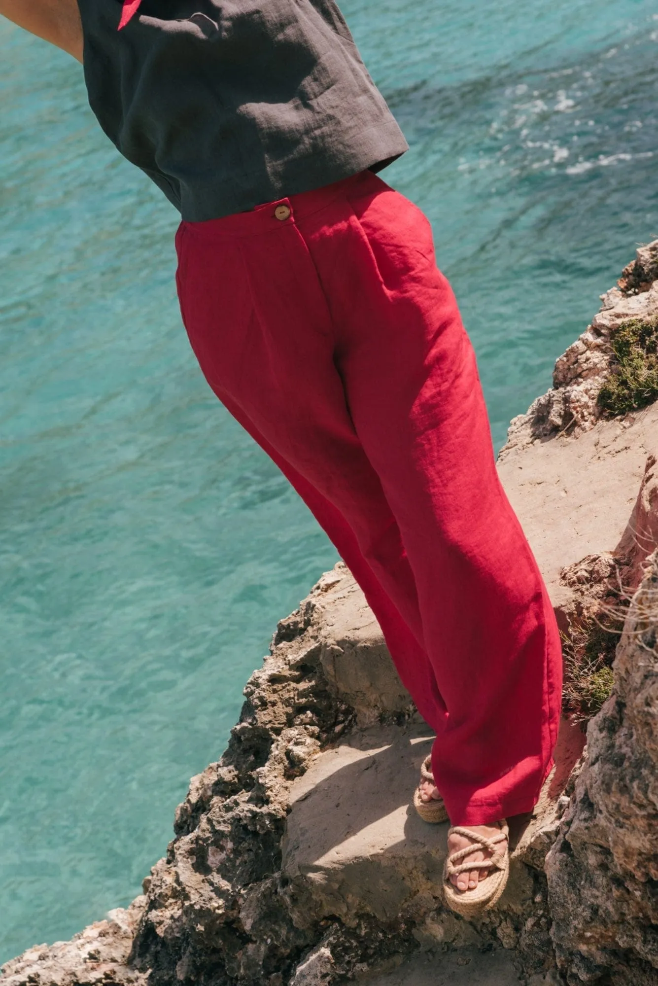 Lydia Linen Classic Trousers | Multiple Colours