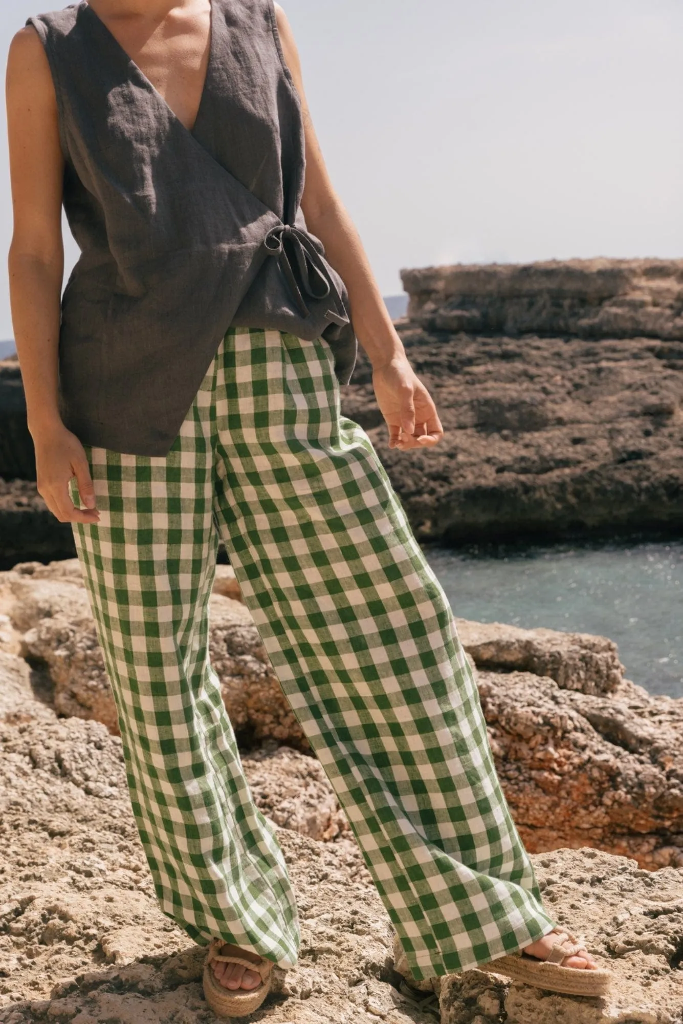 Lydia Linen Classic Trousers | Multiple Colours
