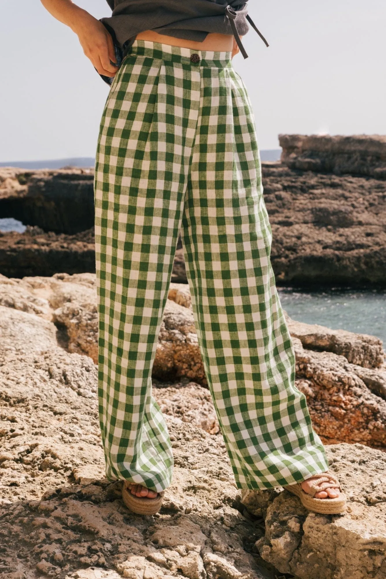 Lydia Linen Classic Trousers | Multiple Colours