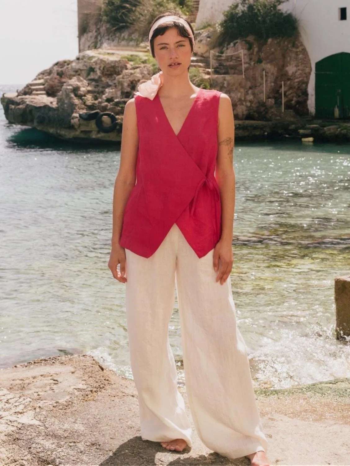 Lydia Linen Classic Trousers | Multiple Colours