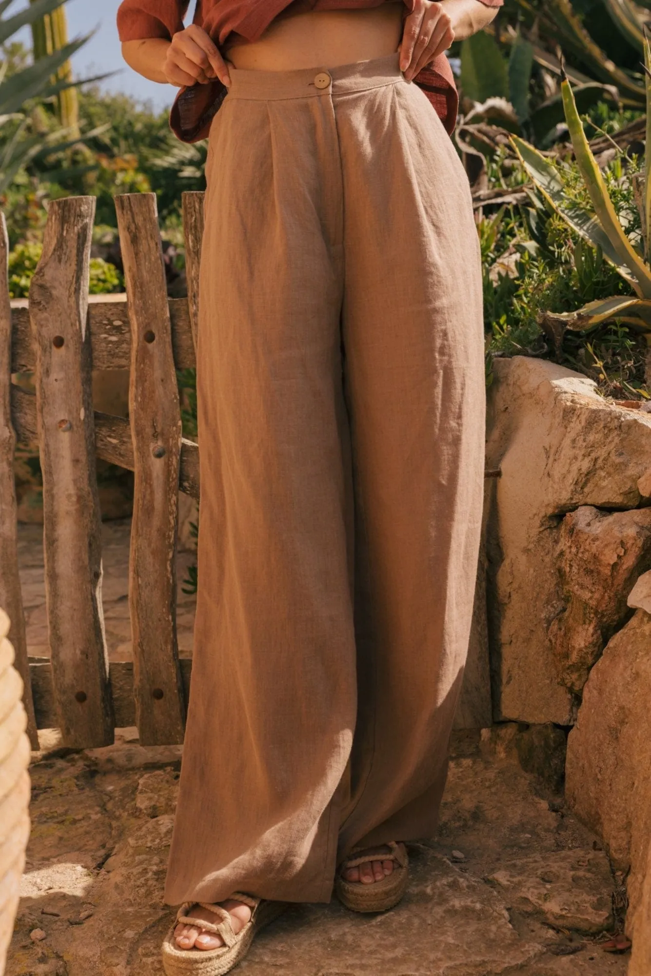 Lydia Linen Classic Trousers | Multiple Colours
