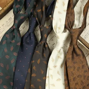 Men's Classic Design Leaves Suit Accessories Necktie