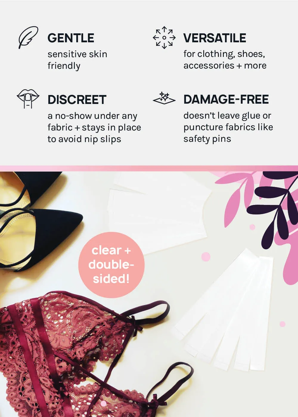 Miss A No-Show Body   Clothing Adhesive Strips