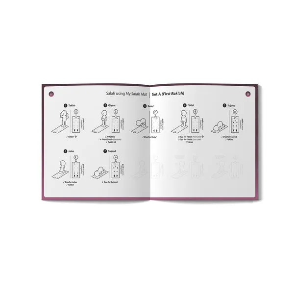 My Salah Mat - Interactive Prayer Mat - Adult Version - Rahma Pink Version
