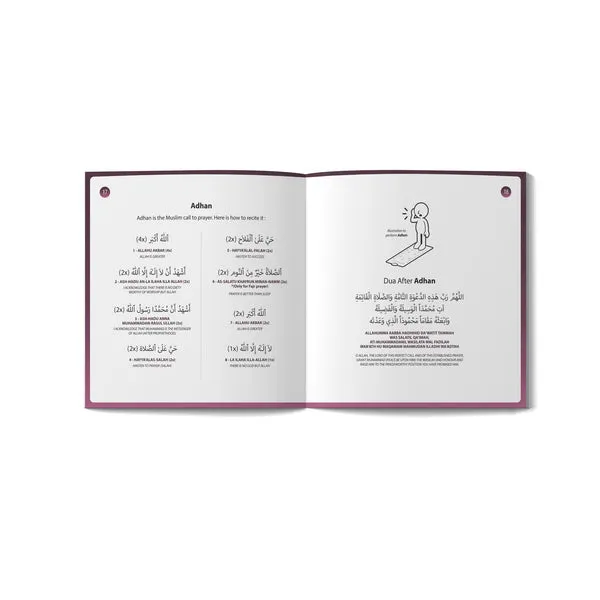 My Salah Mat - Interactive Prayer Mat - Adult Version - Rahma Pink Version