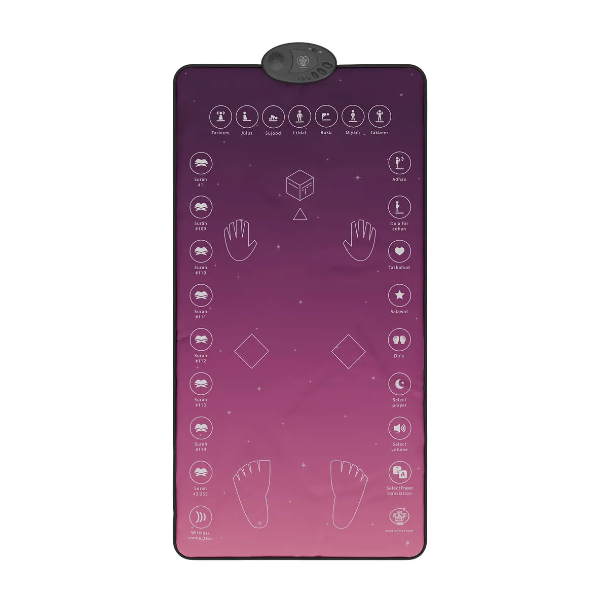 My Salah Mat - Interactive Prayer Mat - Adult Version - Rahma Pink Version