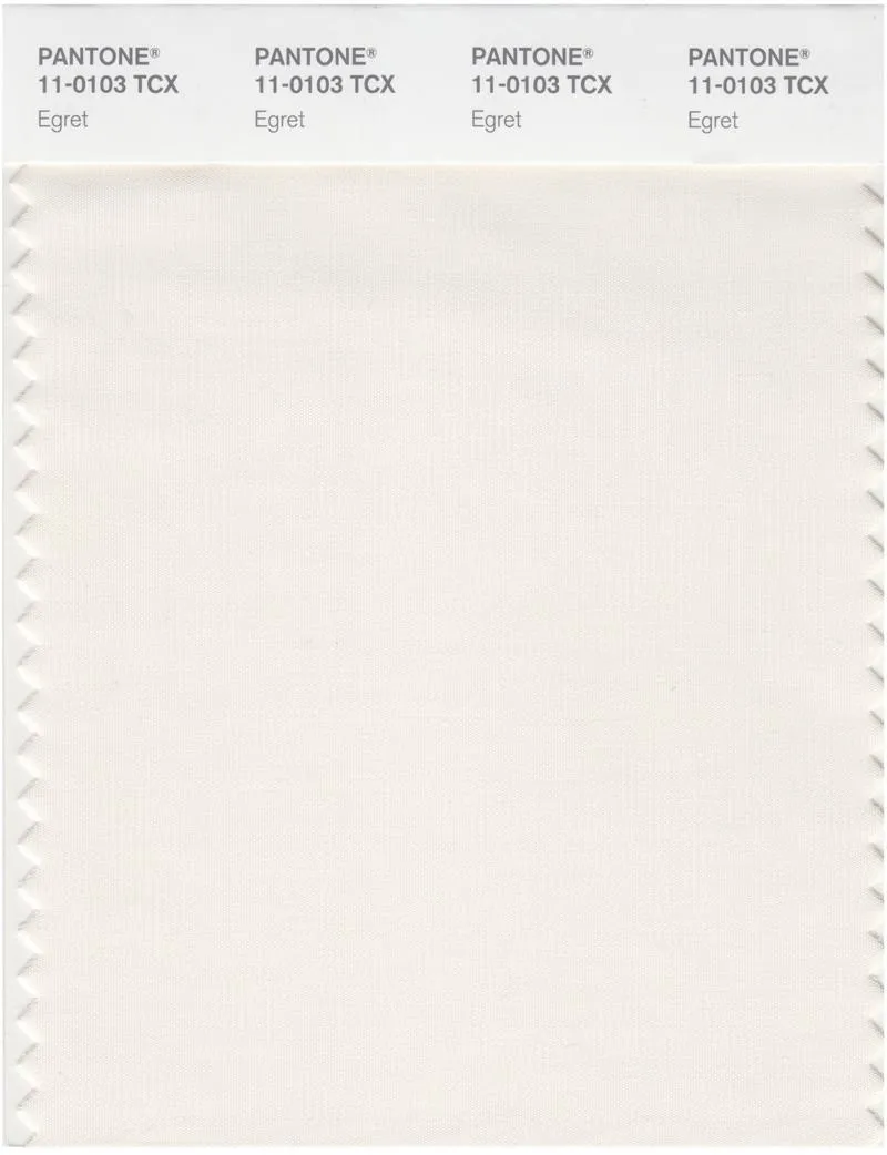 Pantone Smart 11-0103 TCX Color Swatch Card | Egret