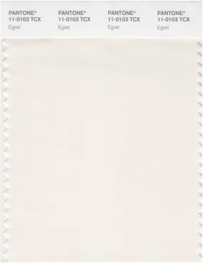 Pantone Smart 11-0103 TCX Color Swatch Card | Egret