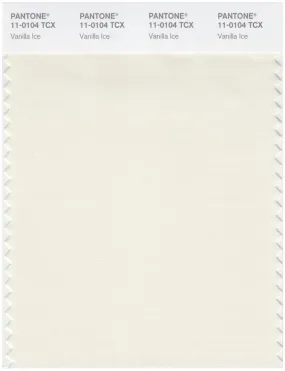 Pantone Smart 11-0104 TCX Color Swatch Card | Vanilla Ice