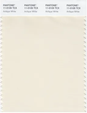 Pantone Smart 11-0105 TCX Color Swatch Card | Antique White