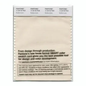 Pantone Smart 11-0110 TCX Color Swatch Card | Buttercream