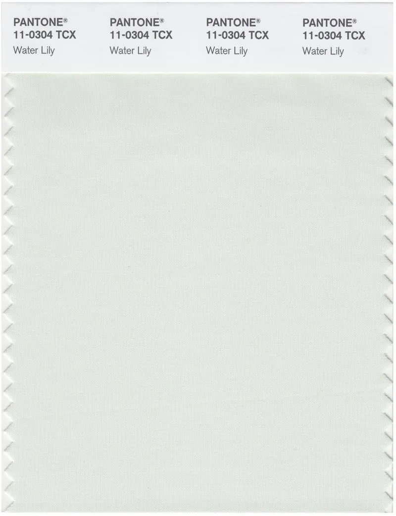 Pantone Smart 11-0304 TCX Color Swatch Card | Water Lily
