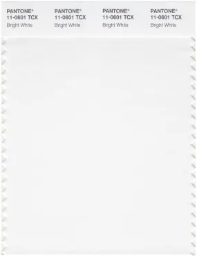 Pantone Smart 11-0601 TCX Color Swatch Card | Bright White