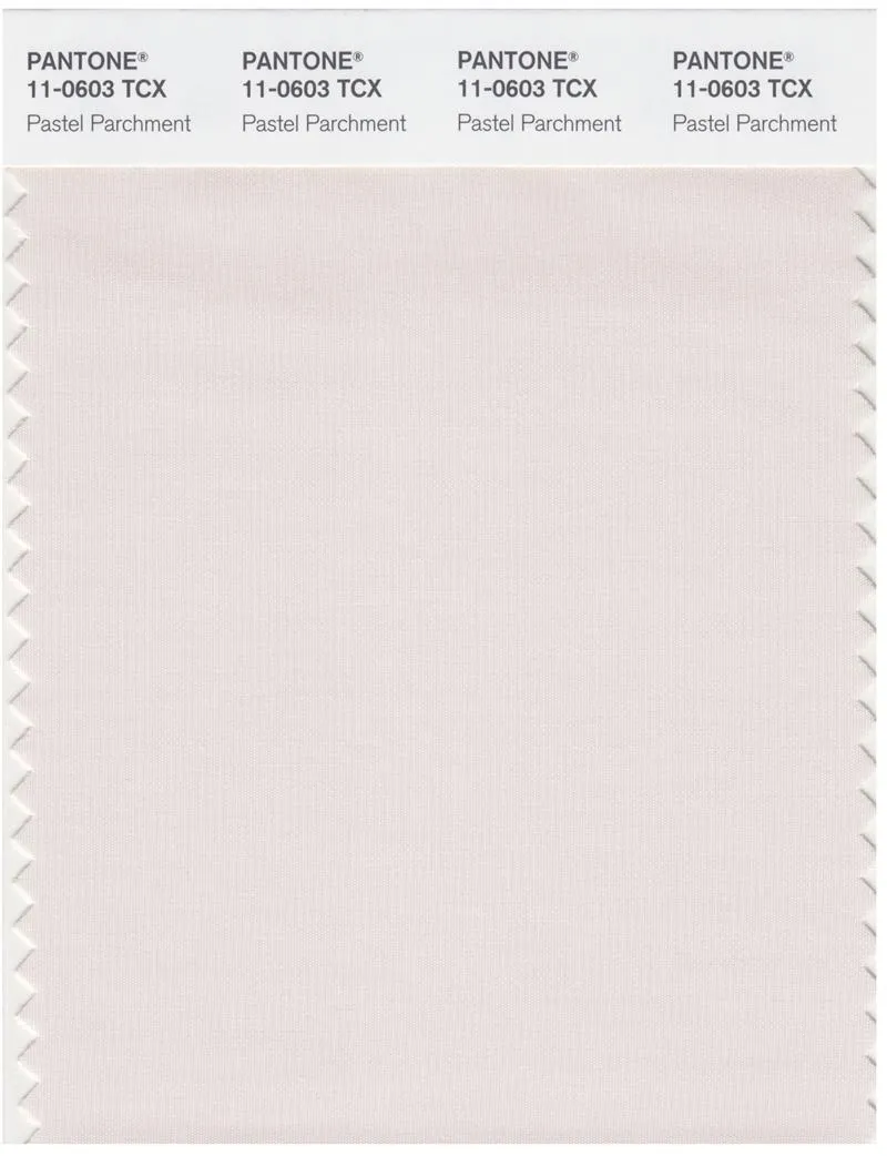 Pantone Smart 11-0603 TCX Color Swatch Card | Pastel Parchment