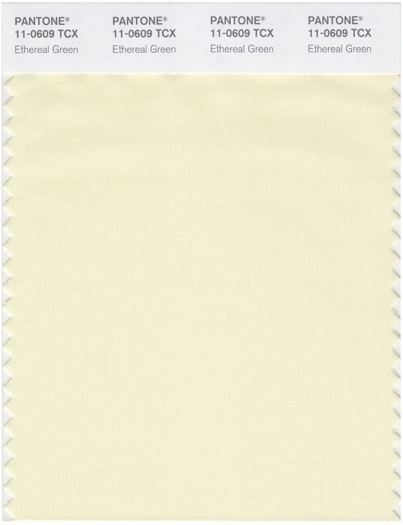 Pantone Smart 11-0609 TCX Color Swatch Card | Ethereal Green